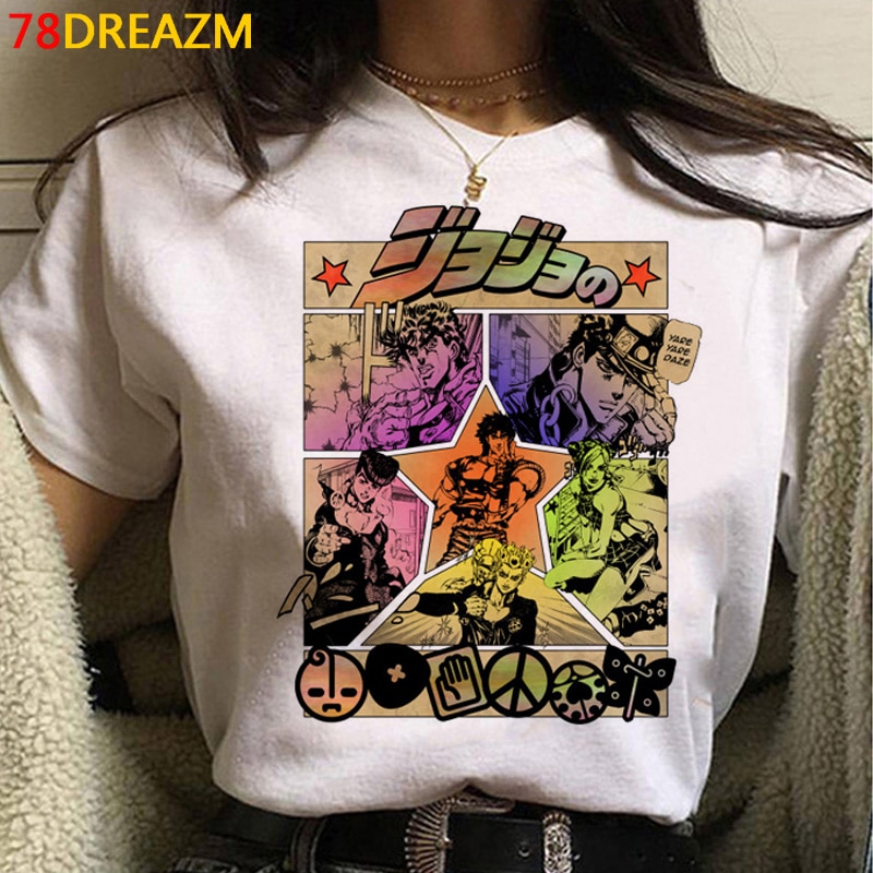 Jojo's Bizarre Adventure Shirts – Funny Anime Character Graphic T-shirt