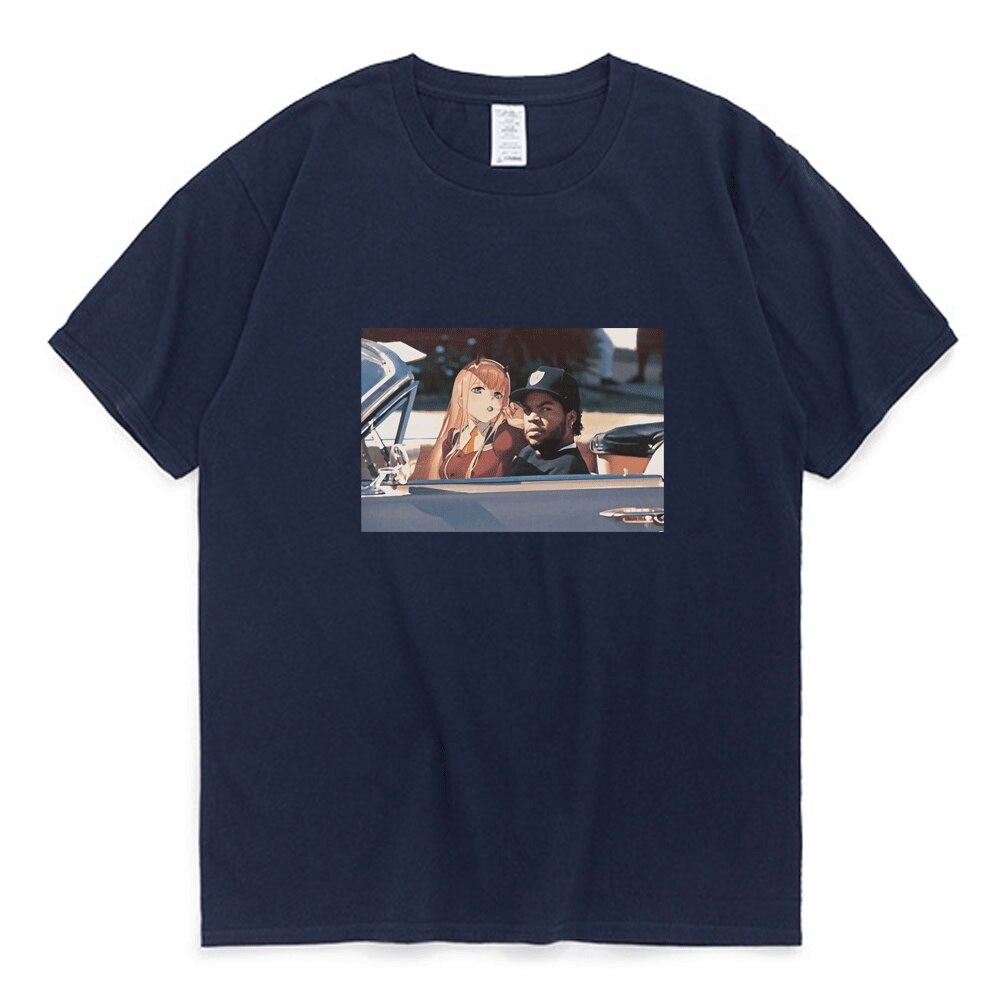 Anime Darling In The Franxx T-Shirt - Summer Cotton Short Sleeve T-shirts