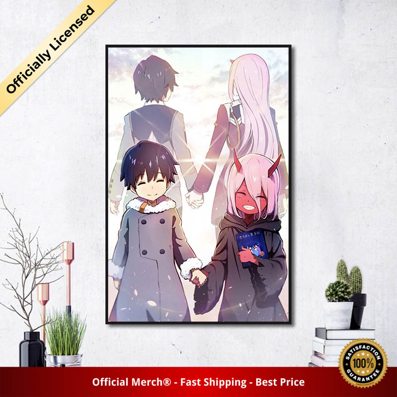 Darling In The Franxx Posters - Zero Two and Hiro Canvas Painting Posters