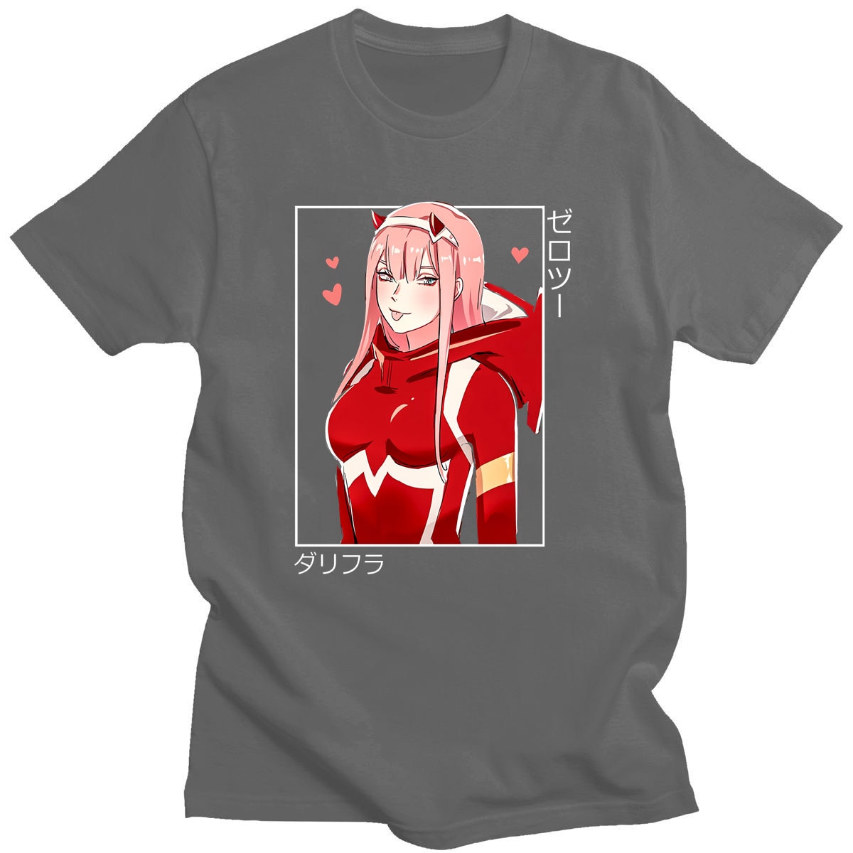 Darling In The Franxx T-shirt - Anime Graphic Print T-shirts