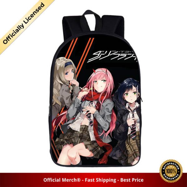 Darling in the FranXX Backpack - Anime Teenager Unisex Backpack (HIRO ZERO TWO and MORE)