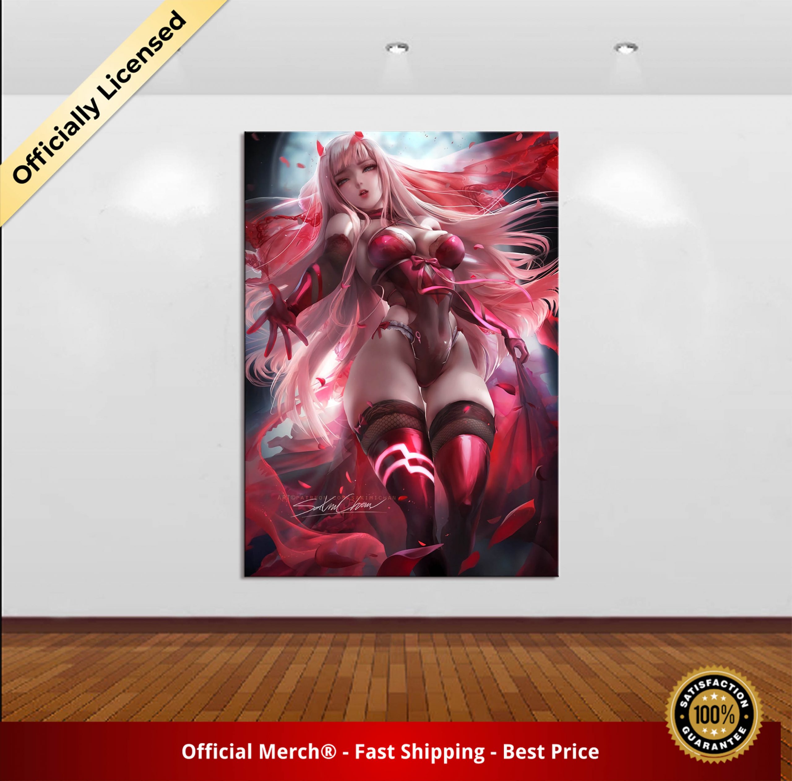 DARLING In The FRANXX Poster - 02 Zero Two inspired Poster 3D Sexy Zero Two