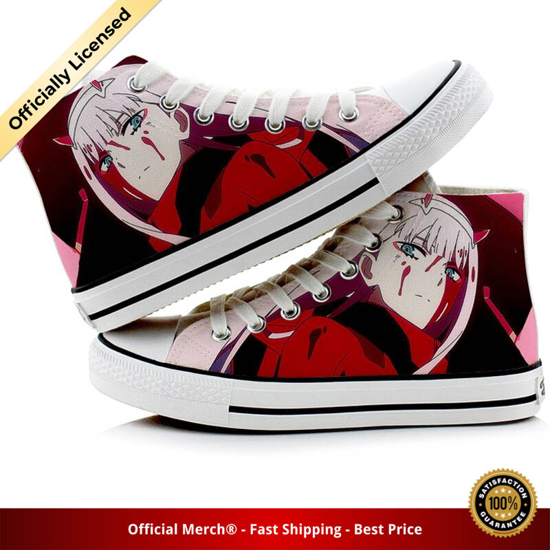DARLING in the FRANXX Shoes - 3D Printed Hiro Zero Two Converse Shoes