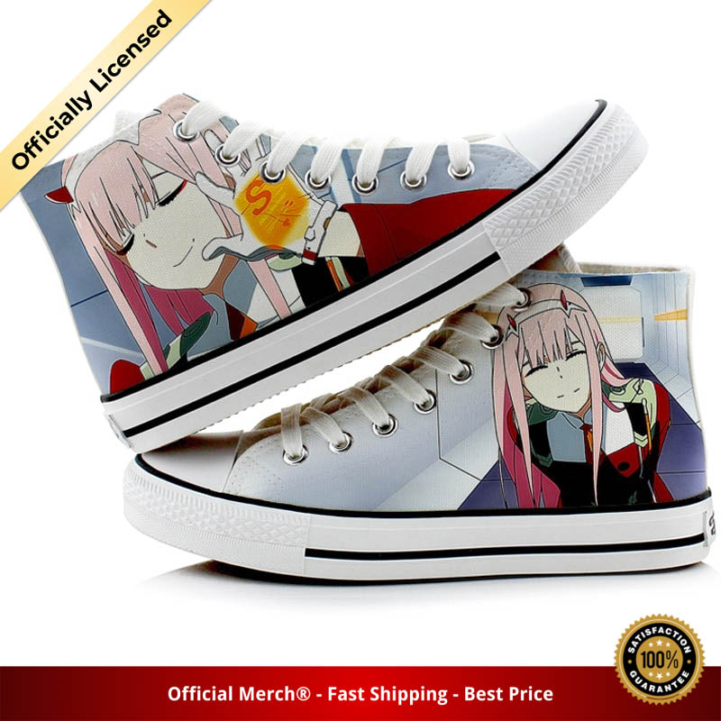 DARLING in the FRANXX Shoes - 3D Printed Hiro Zero Two Converse Shoes