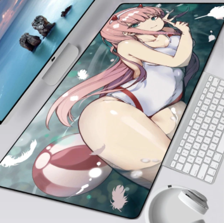 Darling in the FranXX Office Mice Gamer Soft Mousepad
