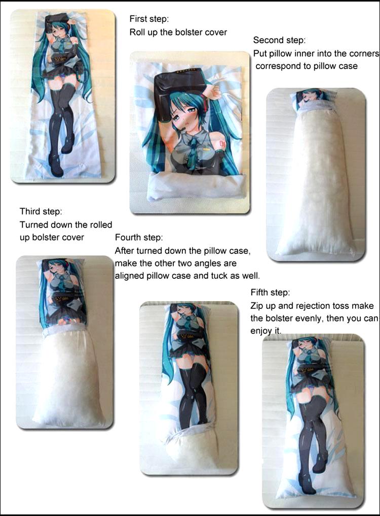 Cute Girl Zero Two (002) Dakimakura Body Pillow Case No.2