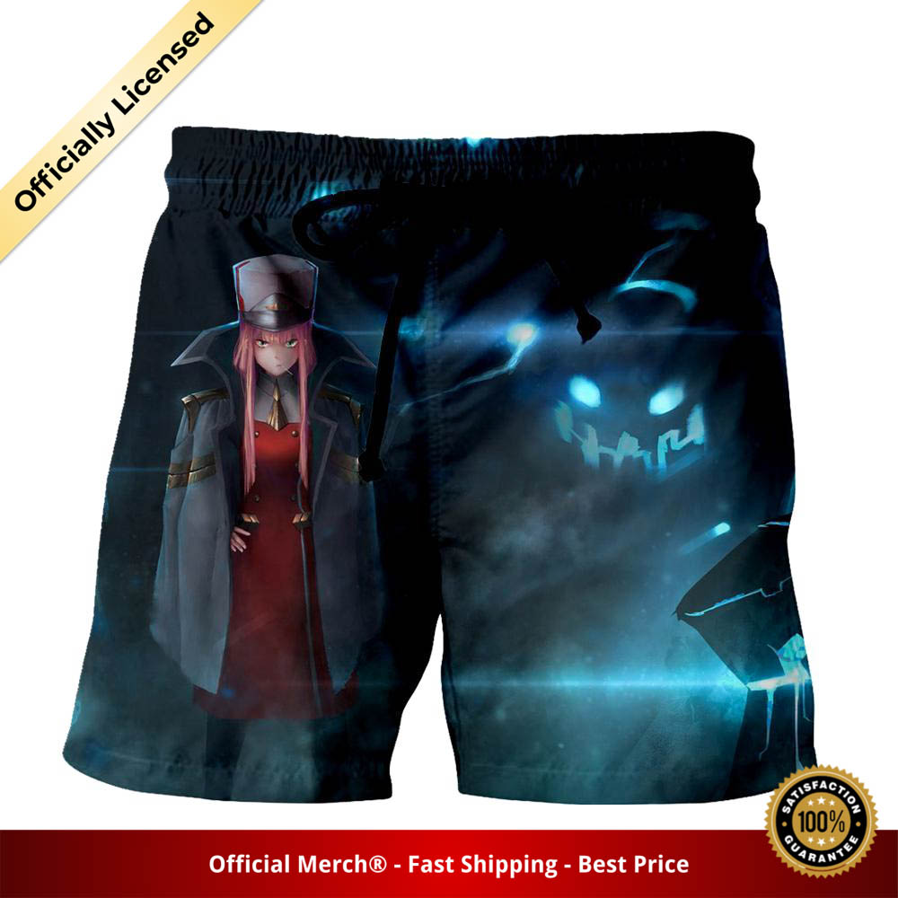 Darling in the Franxx Shorts Zero Two in APE Special Force Uniform 3D All Over Print