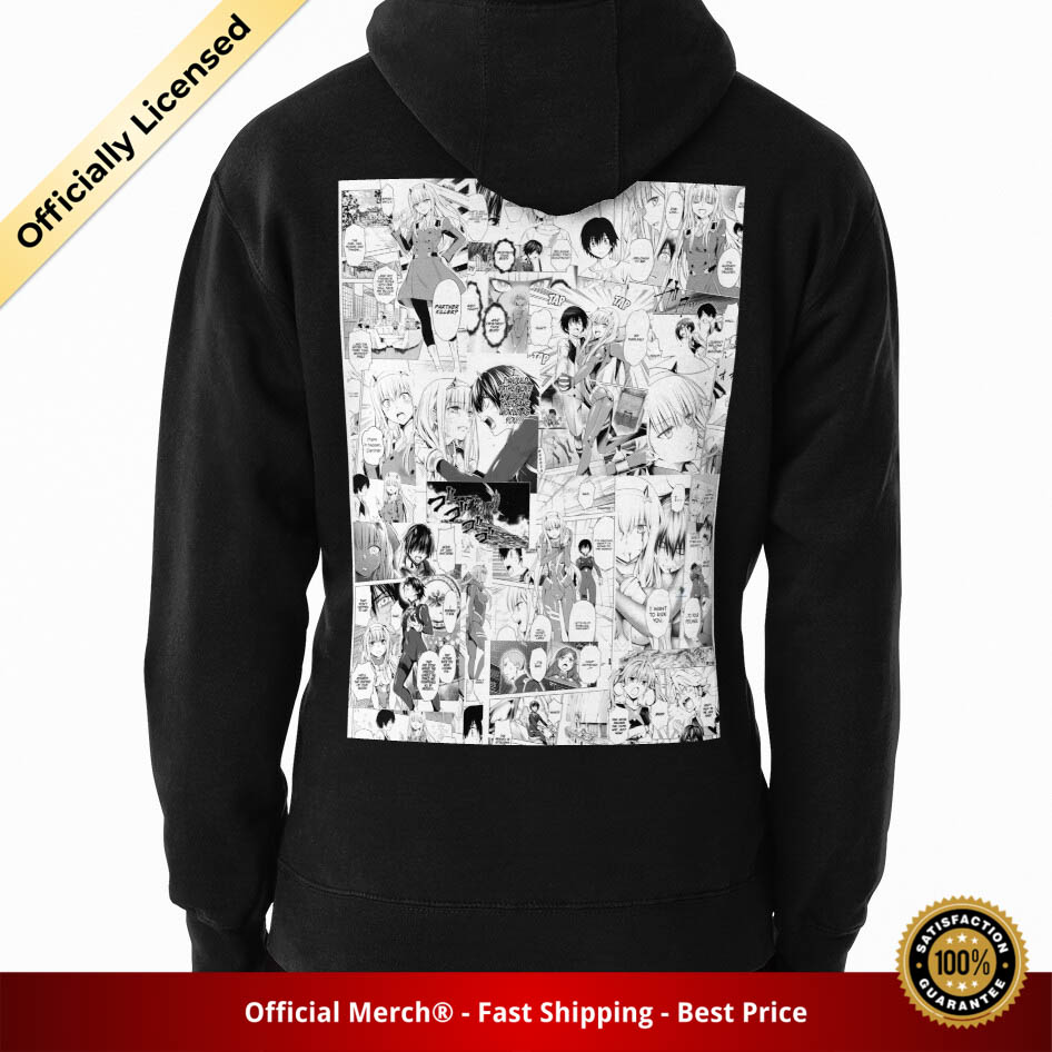 Darling In The Franxx Hoodie -  Manga collage Pullover Hoodie - Designed By mafesodre RB1801