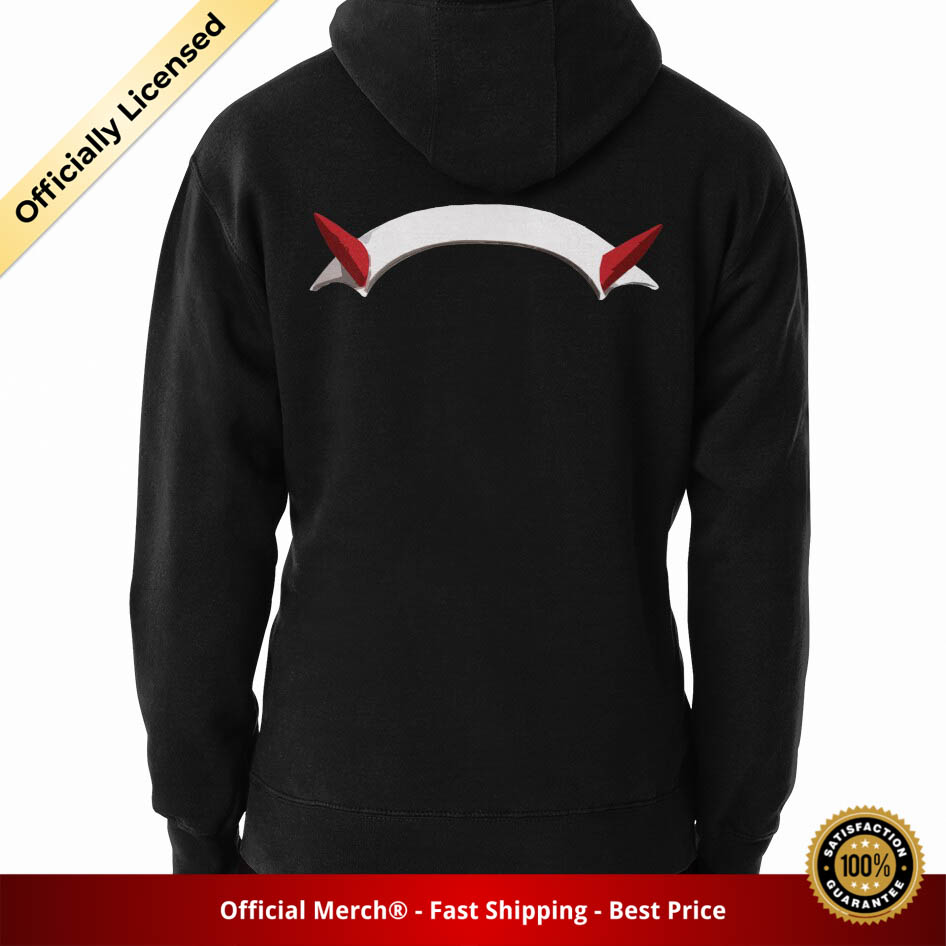 Darling In The Franxx Hoodie - Zero Two Horns Pullover Hoodie - Designed By Triball RB1801
