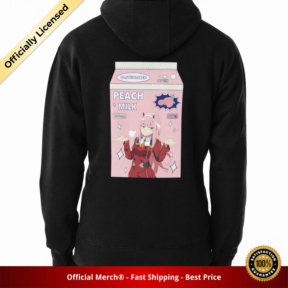 Darling In The Franxx Hoodie - Peach Milk Zero Two Character 1 Pullover Hoodie - Designed By weaboomean RB1801
