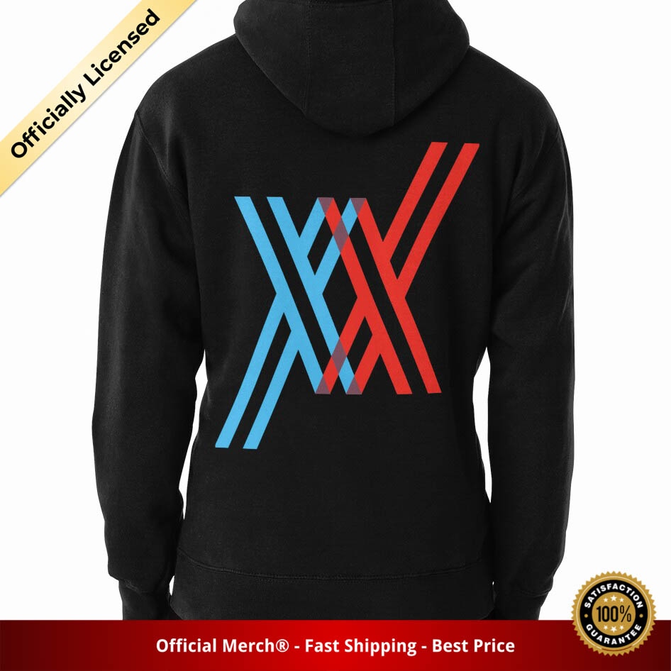 Darling In The Franxx Hoodie -  Logo Pullover Hoodie - Designed By ZeroOneProject RB1801