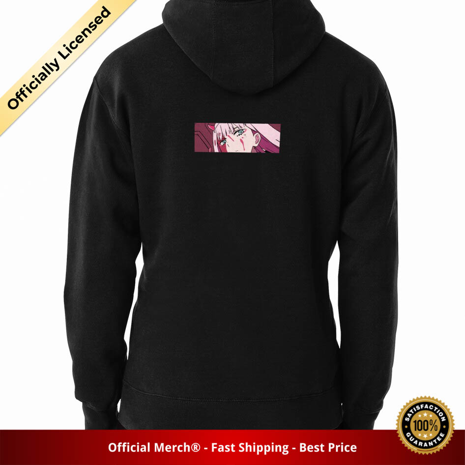Darling In The Franxx Hoodie -  Zero Two Color Anime Manga Girl Pullover Hoodie - Designed By Maksim Zaitsev RB1801