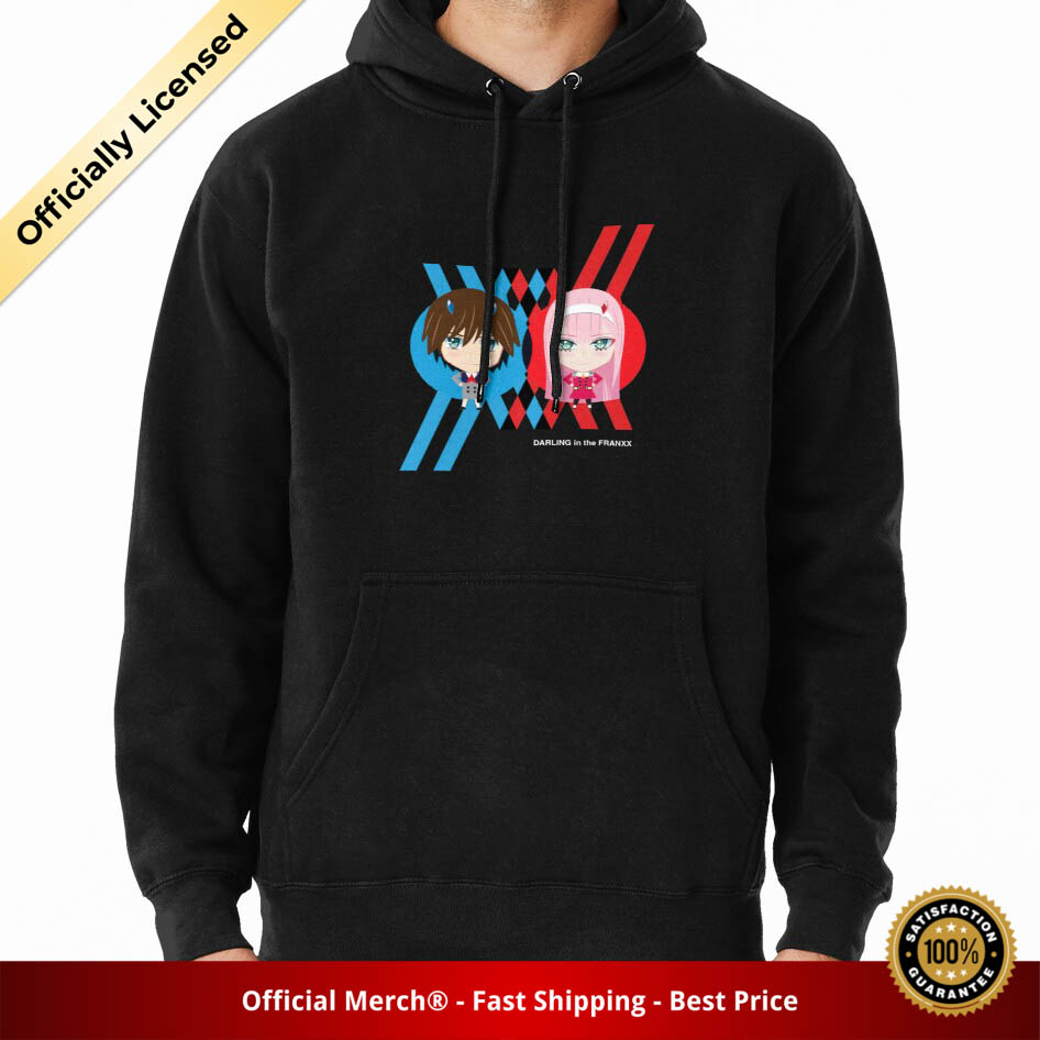 Darling In The Franxx Hoodie -  Zero Two and Hiro Pullover Hoodie - Designed By weaboomean RB1801