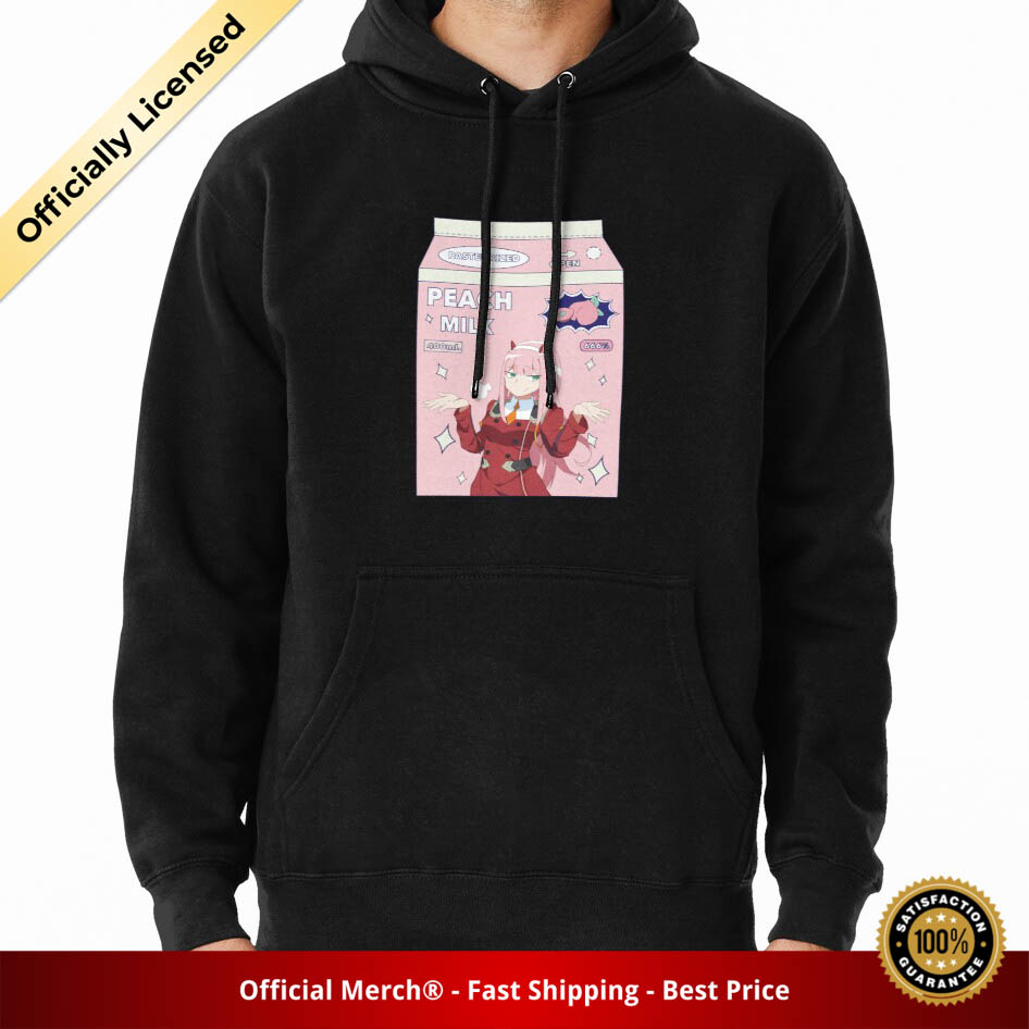 Darling In The Franxx Hoodie - Peach Milk Zero Two Character 1 Pullover Hoodie - Designed By weaboomean RB1801