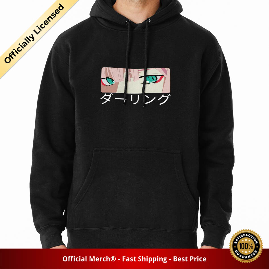 Darling In The Franxx Hoodie -  Zero Two Sticker Poster Hoodie Pullover Hoodie - Designed By PosterFactory RB1801