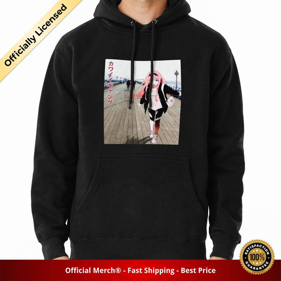 Darling In The Franxx Hoodie - Zero two on a pier Pullover Hoodie - Designed By rubster21 RB1801