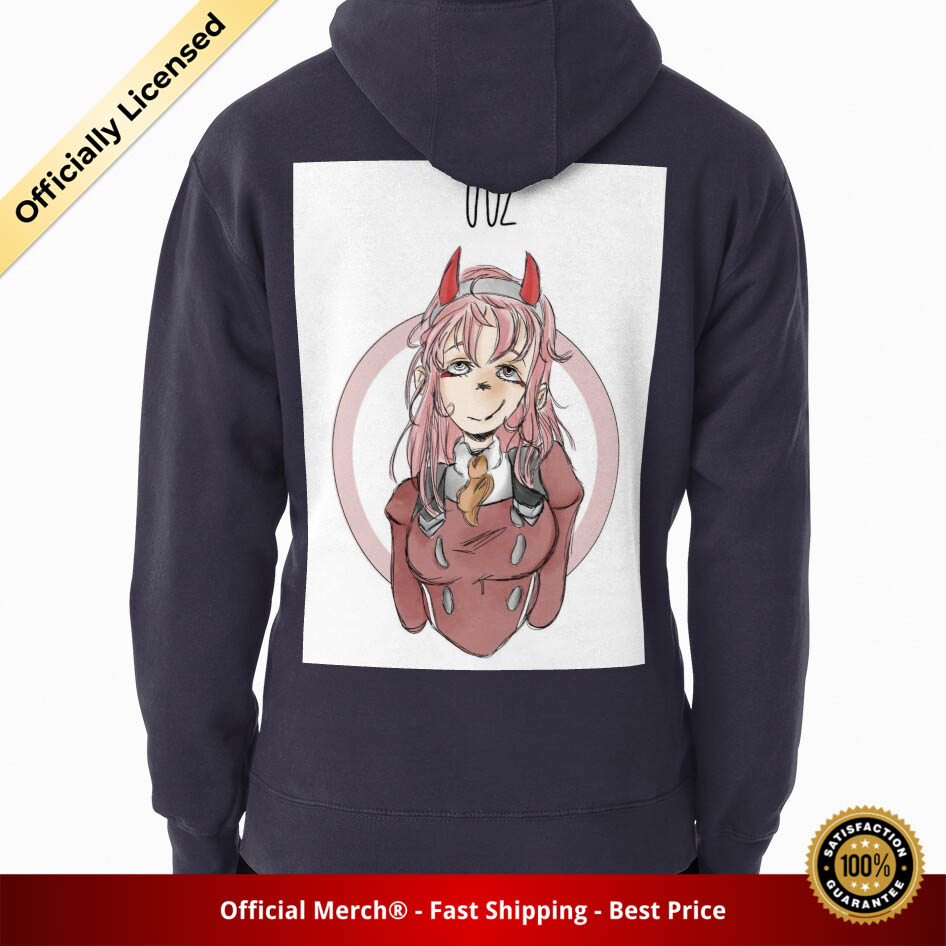 Darling In The Franxx Hoodie - Zero two smile Pullover Hoodie - Designed By Cookiiechan RB1801