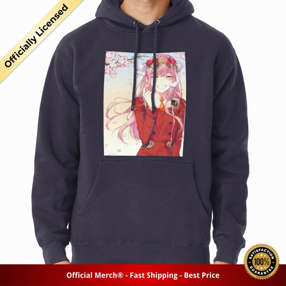 Darling In The Franxx Hoodie - Zero Two Anime Wifu  Pullover Hoodie - Designed By Anime25store RB1801