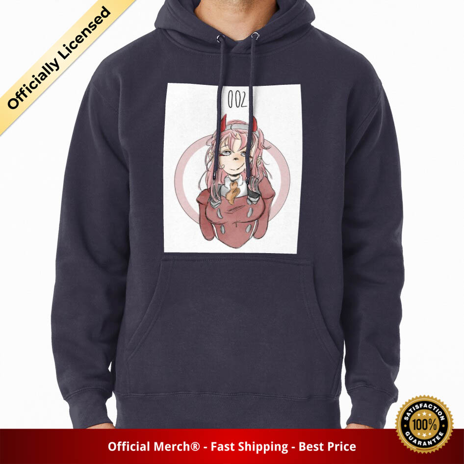 Darling In The Franxx Hoodie - Zero two smile Pullover Hoodie - Designed By Cookiiechan RB1801