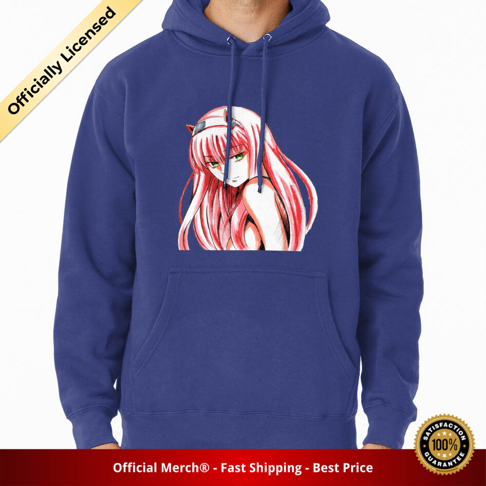 Darling In The Franxx Hoodie - Zero Two Pullover Hoodie - Designed By MolyMor RB1801