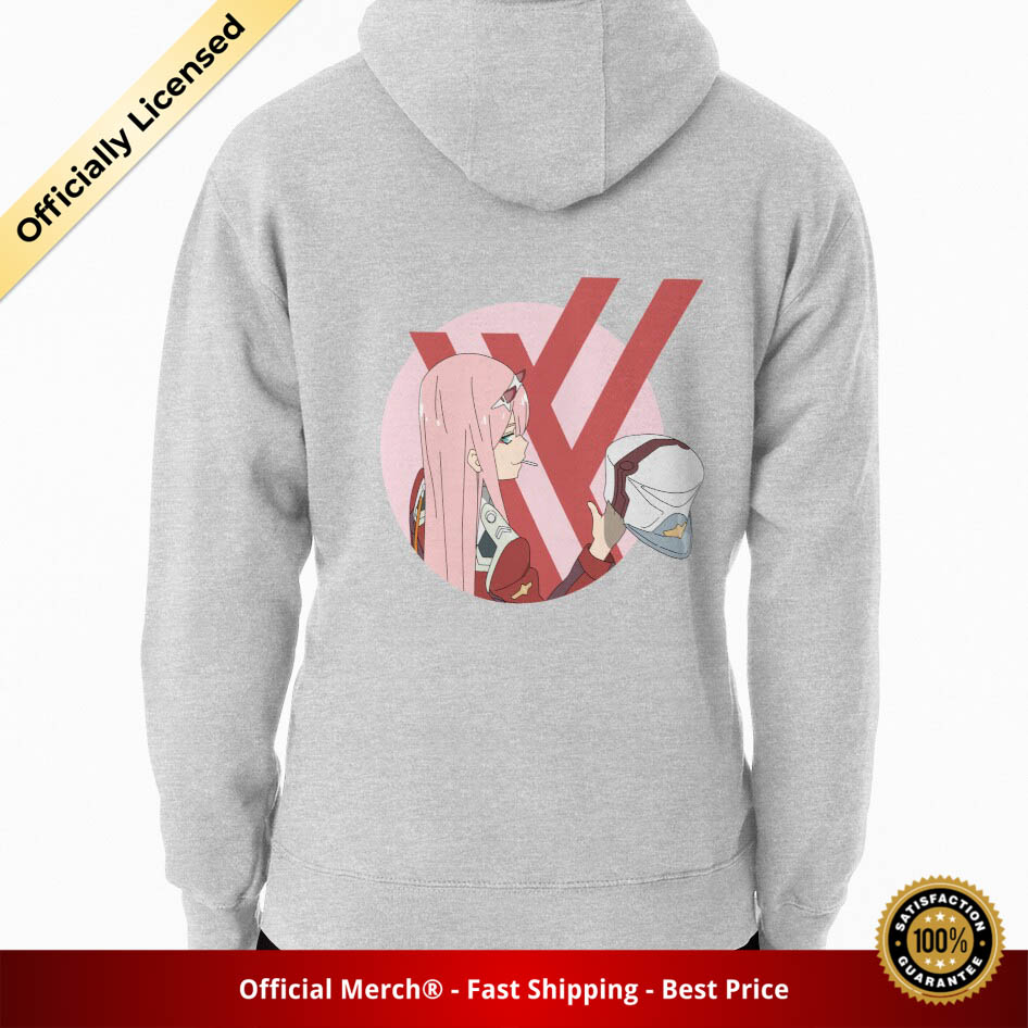 Darling In The Franxx Hoodie - Zero Two from Pullover Hoodie - Designed By Walid Sodki RB1801