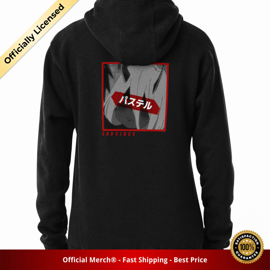 Darling In The Franxx Hoodie -  SAD VIBES Zero Two Cube Minimalism Art Pullover Hoodie - Designed By pastelvibesx RB1801