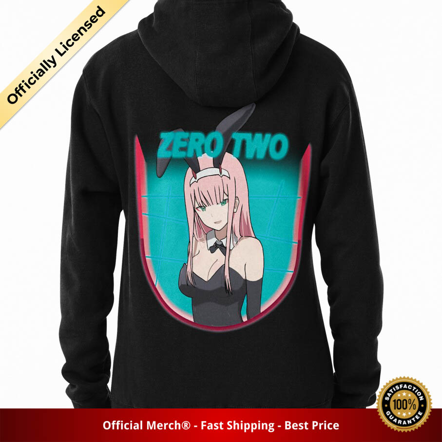 Darling In The Franxx Hoodie - Zero Two Bunny Girl Neon Edition Pullover Hoodie - Designed By PaijeOberlin2 RB1801
