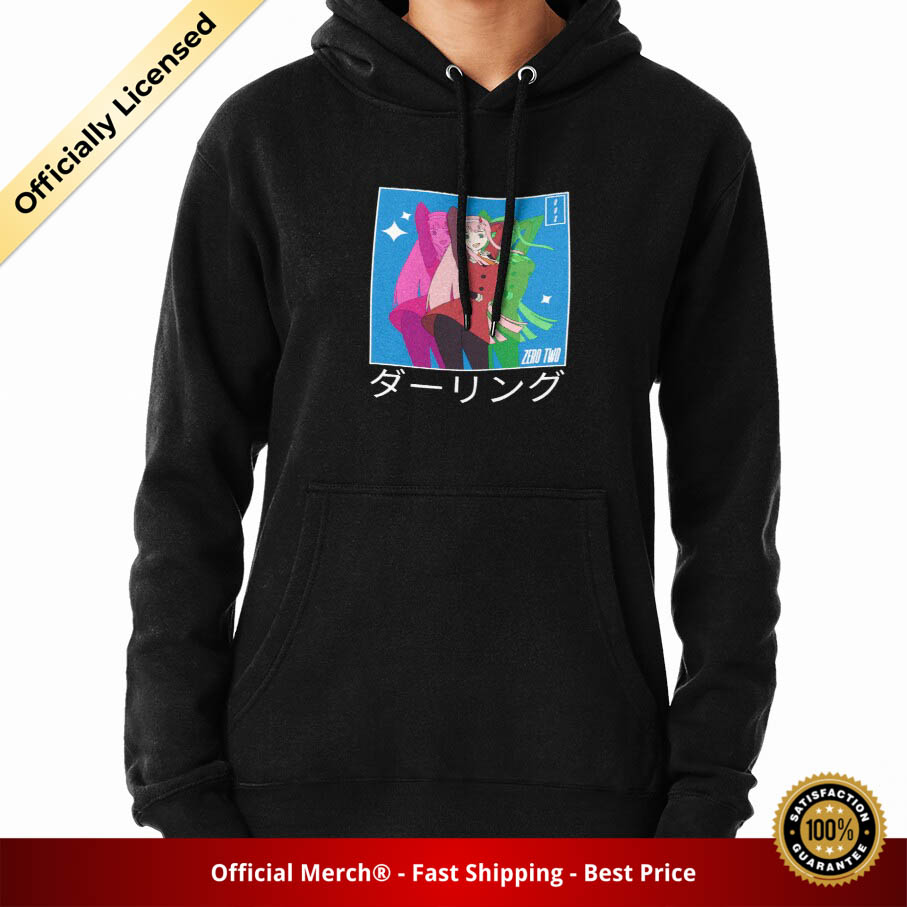 Darling In The Franxx Hoodie - Bright Dances Zero Two Character 2 Pullover Hoodie - Designed By weaboomean RB1801