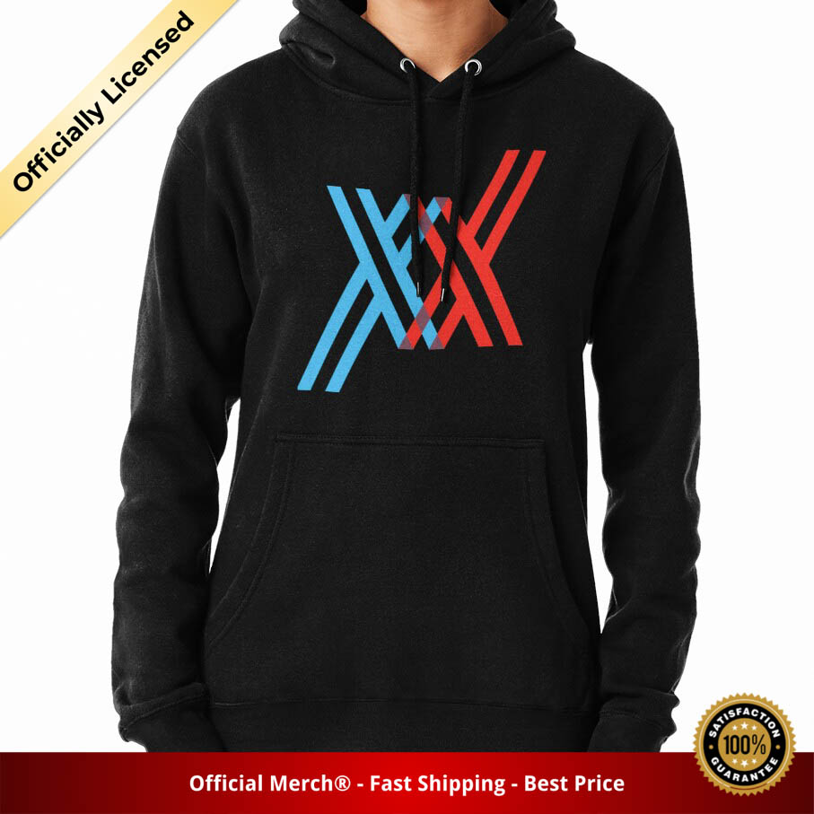 Darling In The Franxx Hoodie -  Logo Pullover Hoodie - Designed By ZeroOneProject RB1801