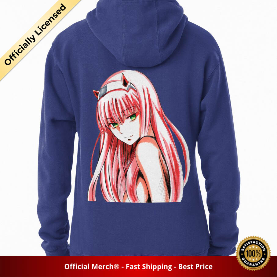 Darling In The Franxx Hoodie - Zero Two Pullover Hoodie - Designed By MolyMor RB1801