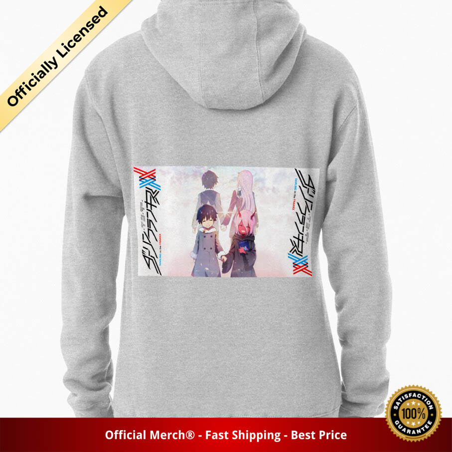 Darling In The Franxx Hoodie -  Hiro and Zero Two Pullover Hoodie - Designed By nmarryat RB1801