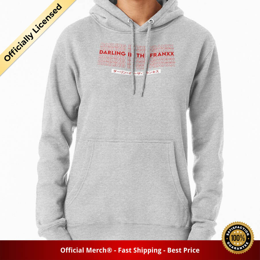 Darling In The Franxx Hoodie -  Typography Pullover Hoodie - Designed By baconmastery RB1801