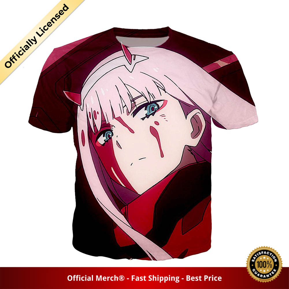 Darling in the Franxx Shirt Bloody Zero Two 3D All Over Print