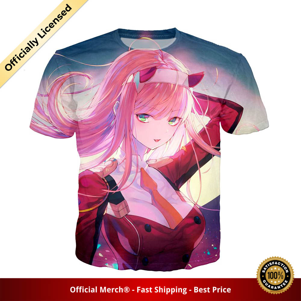 Darling in the Franxx Shirt Busty Zero Two 3D All Over Print