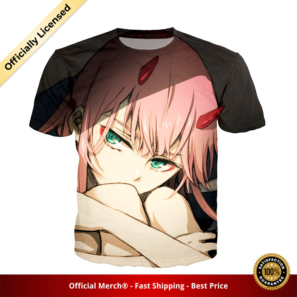 Darling in the Franxx Shirt Zero Two HIding 3D All Over Print